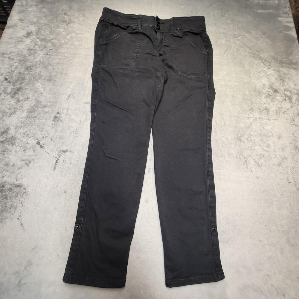 Torrid Pants Womens 10 Black Chino Twill Straight Stretch Pockets